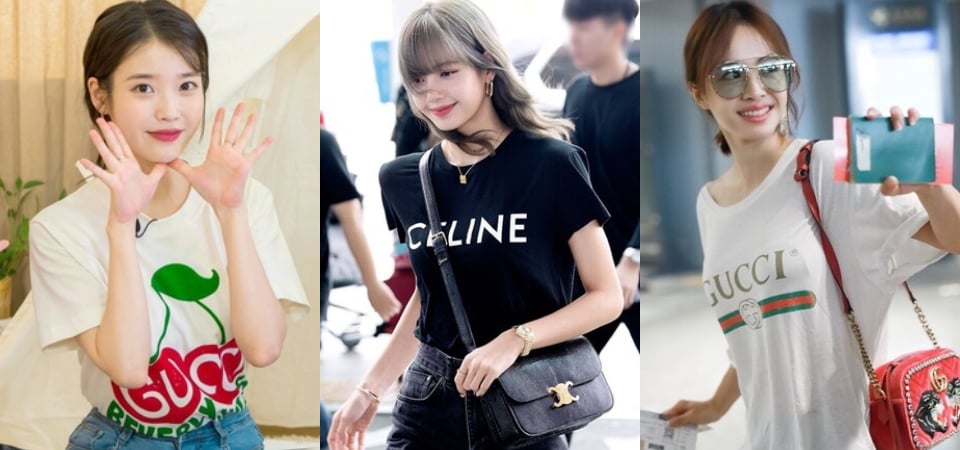 IU、Lisa、蔡依林 ... 女星們都在穿！盤點 15 件精品牌 Logo T，你也可以穿得像女星們一樣時尚！
