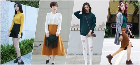 把眼影盤穿上身！搭配女孩的秋冬「自然色系」穿搭提案