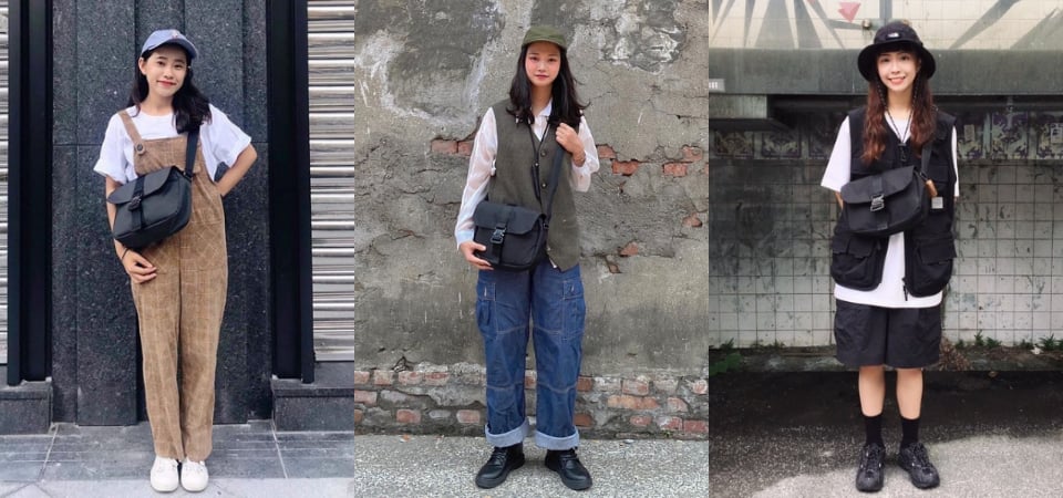 拯救一成不變的夏日穿搭！好搭又實用的「郵差包」3 種 Look，給你不一樣的出遊穿搭靈感！
