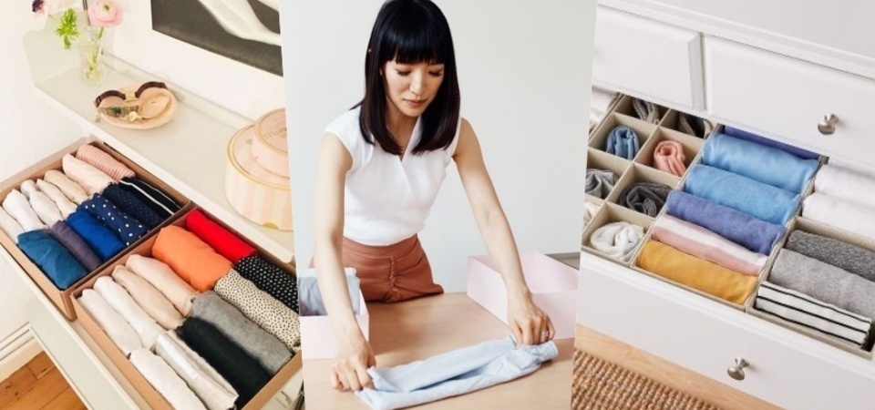 不是沒衣服穿，是衣櫃太亂找不到！收納女王「近藤麻理惠」衣物收納 3 大招，房間再也沒有衣服山！