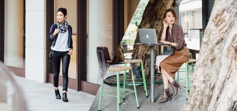 城市漫步—現代女性的 Robinlo 靴款日常