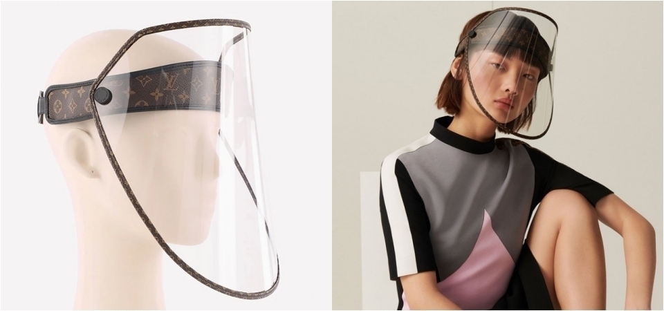 防疫也可以兼顧時尚？LV 推出「LV Shield」奢華面罩，當面罩之餘還能變成遮陽帽！