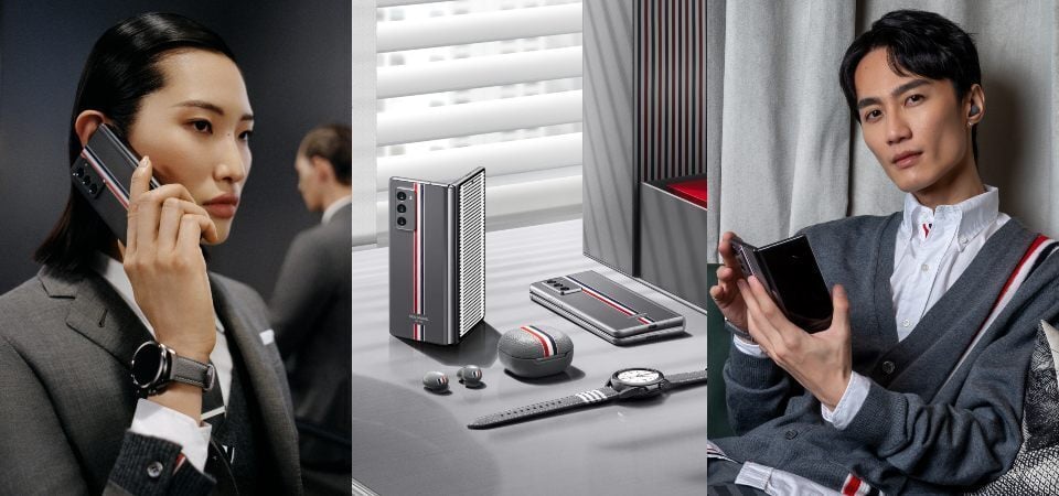 來去精品店買 3C！Samsung 限量版「Galaxy Z Fold2 Thom Browne」完美結合科技與時尚，連李英宏也收服！