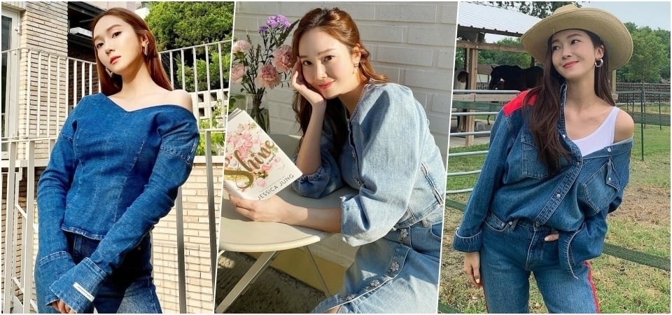 「丹寧 X 丹寧」很 NG 都是迷思啊！看 JESSICA 如何把丹寧穿出時髦態度，學起來立馬女神風範上身！