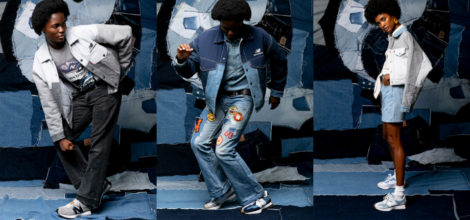 想買nb 327 修旦幾勒 Levi S 跟nb 327 的聯名美到不敢看 超帥丹寧鞋身加上精緻細節太欠收 Dappei