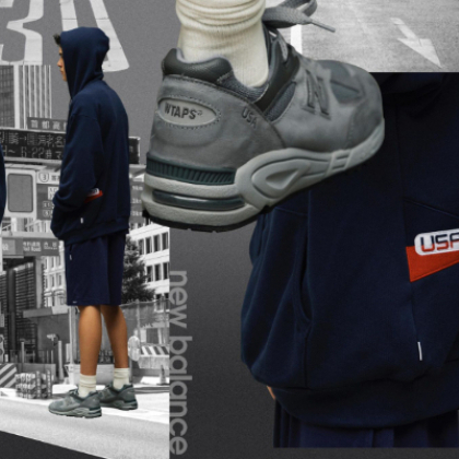 工裝愛好者要瘋了！WTAPS x NB 990v2 聯名系列介紹，還有帽 T、短袖、大學 T，整身穿搭幫你配到好