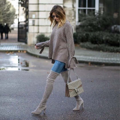 長靴也可以很好搭！用長褲長裙搭出率性感，提升時尚度！