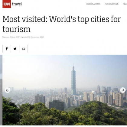 CNN「2018 最受國際旅客歡迎的城市」排行榜出爐，台北排名第 17、第一名城市是這裡！