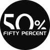 50%  FIFTY PERCENT