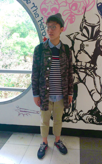 格紋條文迷彩三個願望一次滿足