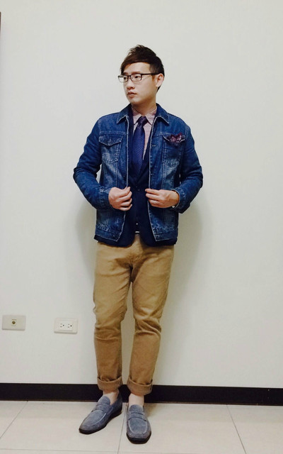 Denim X POCKET SQUARE