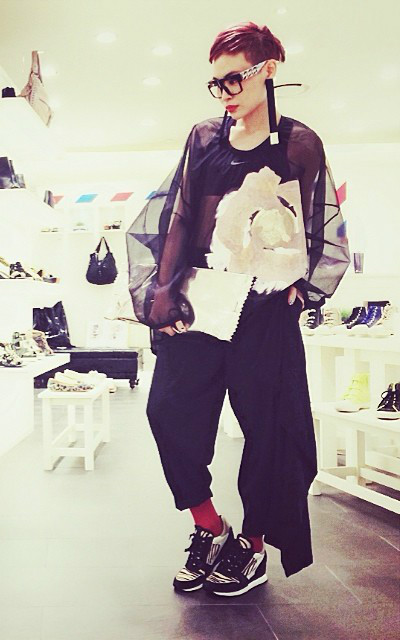 Sporty chic style ! 名媛最愛風迷歐洲!專用高級皮料製成的增高鞋ASH !台灣有專門獨立櫃了！瑪丹娜最愛的高跟休閒鞋！除了名媛也蠻適合我這樣的怪咖阿！
