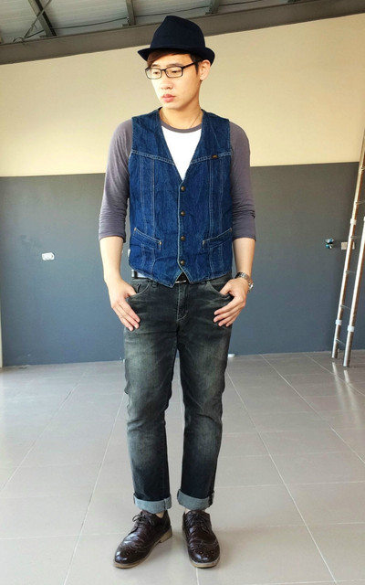  DENIM X WAISTCOAT