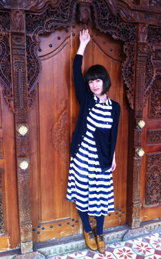 STRIPED( WHITE&BLUE)