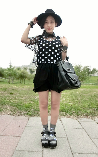 擋到了拉