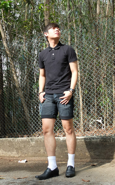 久違的穿搭照......