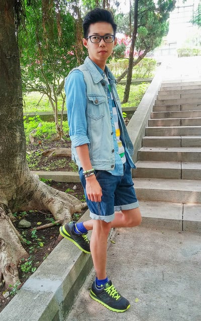 超愛單寧背心之又是單寧風混搭