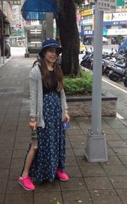 舒服的碎花長裙