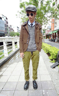美式x軍式x復古Look!