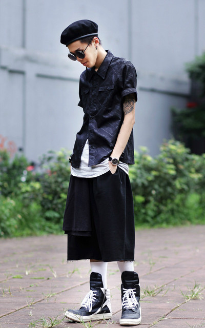 寬褲style