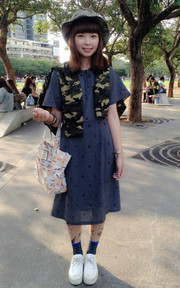迷彩小點綴