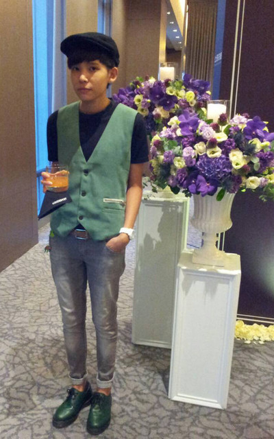 ▲ #GREEN #GENTLEMAN #BLACK #FLOWER #綠 。 ▲