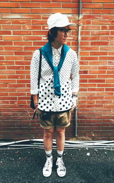 水玉點點的誘惑 / Wisdom Splicing LS Shirt!