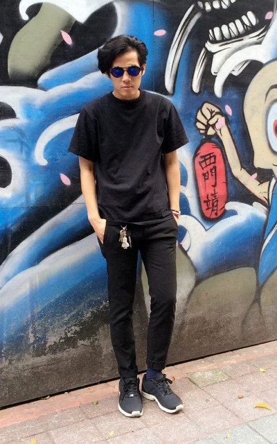 all black