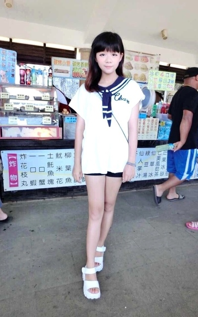 著水手服來到七美島☆
