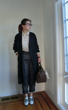 Mix two or more prints into your outfit