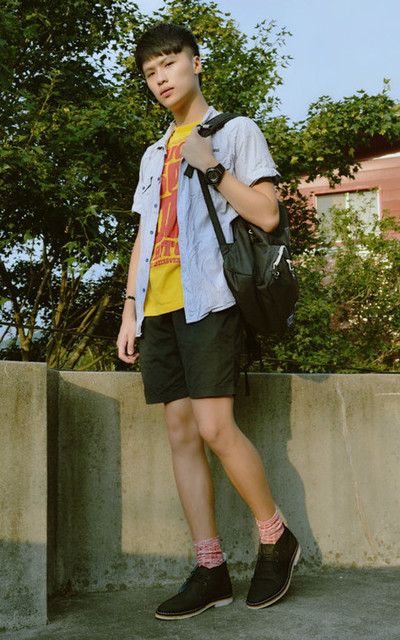 2014 夏天到秋天，上學Look。