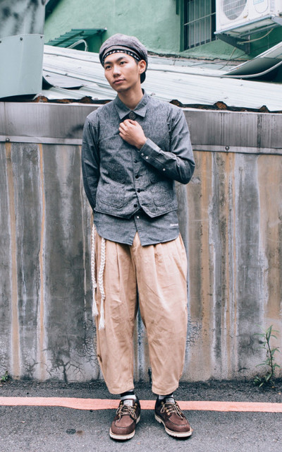 Dappei x VANS x workwear style 2nd look！