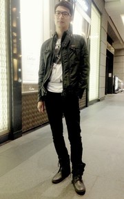 black & white