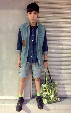 ▲ #GREEN #DR. MARTENS #DIY #CUT #CASUAL #MARC #LEVIS #GAP #綠 #牛仔人 。 ▲
