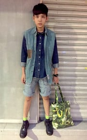 ▲ #GREEN #DR. MARTENS #DIY #CUT #CASUAL #MARC #LEVIS #GAP #綠 #牛仔人 。 ▲