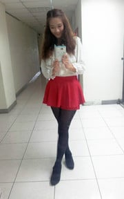 氣質甜美Look