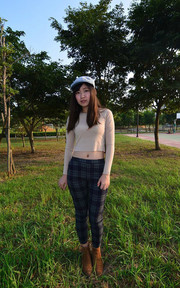 小偷帽穿搭