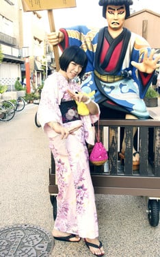 江戶川時代的黃花大龜女