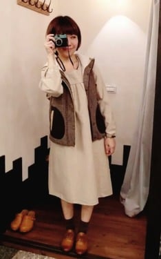 秋冬的棉麻感
