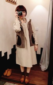 秋冬的棉麻感