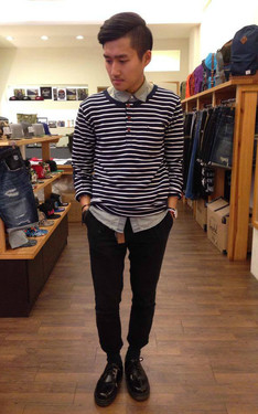 條紋的經典成熟感