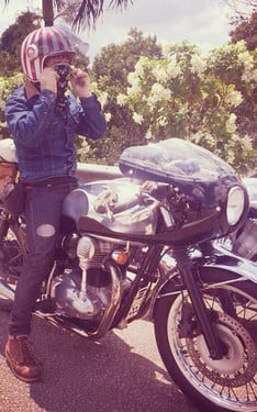 Vintage racer style