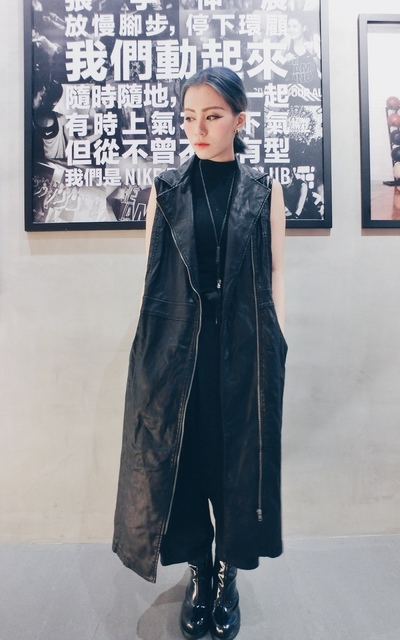 All black