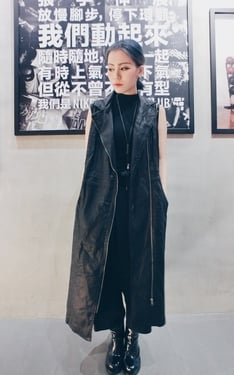 All black