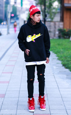 LOGO毛帽 X LOGO HOODIE X 經典高統球鞋