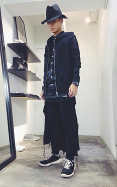 雌雄同體的穿搭