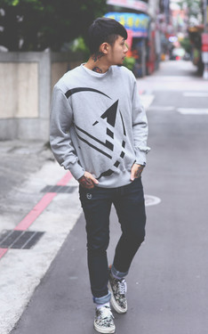 SWEATER X SKINNY丹寧 X VANS