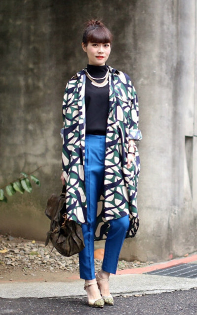 【Look Book】 藍與綠 ▪ 兩彩孔雀