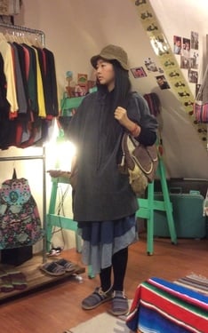 羊毛雷鬼耳環