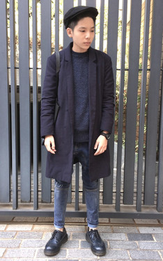 ▲ ‪#‎green‬ ‪#cold‎ ‪#winter #casual #hm #black ‎‬#sweather #martens‬‎‬。▲